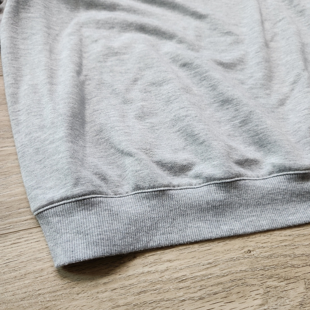 JoyLab Gray Cold Shoulder Sweater Top Womens Size Large Modal Lightweight Casual - Picture 2 of 10